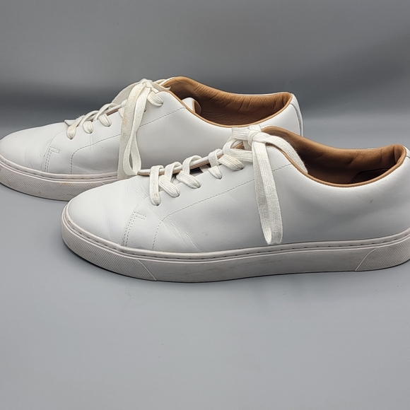 J Crew Classic White Men's Leather Court Sneakers SIZE 11. #1561 - Picture 3 of 6